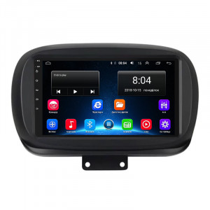 Штатная магнитола Lesko для Fiat 500X I Рестайлинг 2018-н.в. экран 9" 2/32Gb Wi-Fi GPS Base