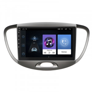 Штатная магнитола Lesko для Hyundai i10 I 2007-2013 экран 9" 1/16Gb Wi-Fi GPS Base