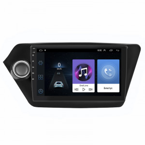 Штатная магнитола Lesko для Kia K2 III (QB) 2011-2017 экран 9" 1/16Gb Wi-Fi GPS Base