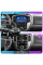 Штатная магнитола Lesko для Ford Escape II 2007-2012 экран 9" 2/32Gb 4G Wi-Fi GPS Top