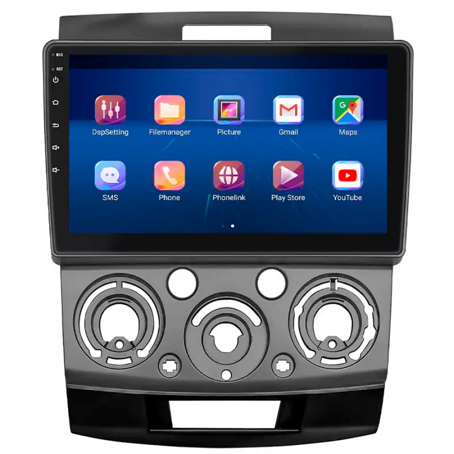 Штатная магнитола Lesko для Ford Everest II 2006-2009 экран 9" 6/128Gb 4G Wi-Fi GPS Top