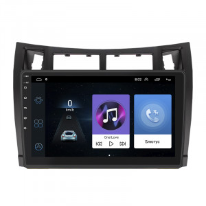 Штатная магнитола Lesko для Toyota Vitz II (XP90) 2005-2011 экран 9" 1/16Gb Wi-Fi GPS Base