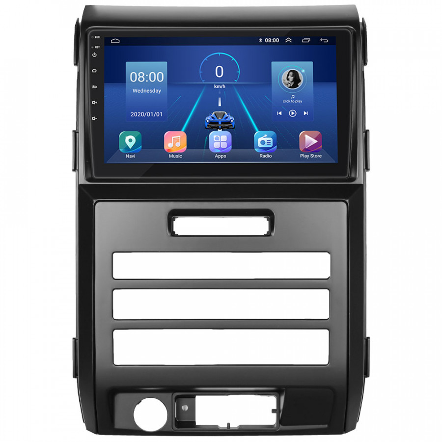 Штатная магнитола Lesko для Ford F-150 XII 2008-2014 экран 9" 4/64Gb 4G Wi-Fi GPS Top