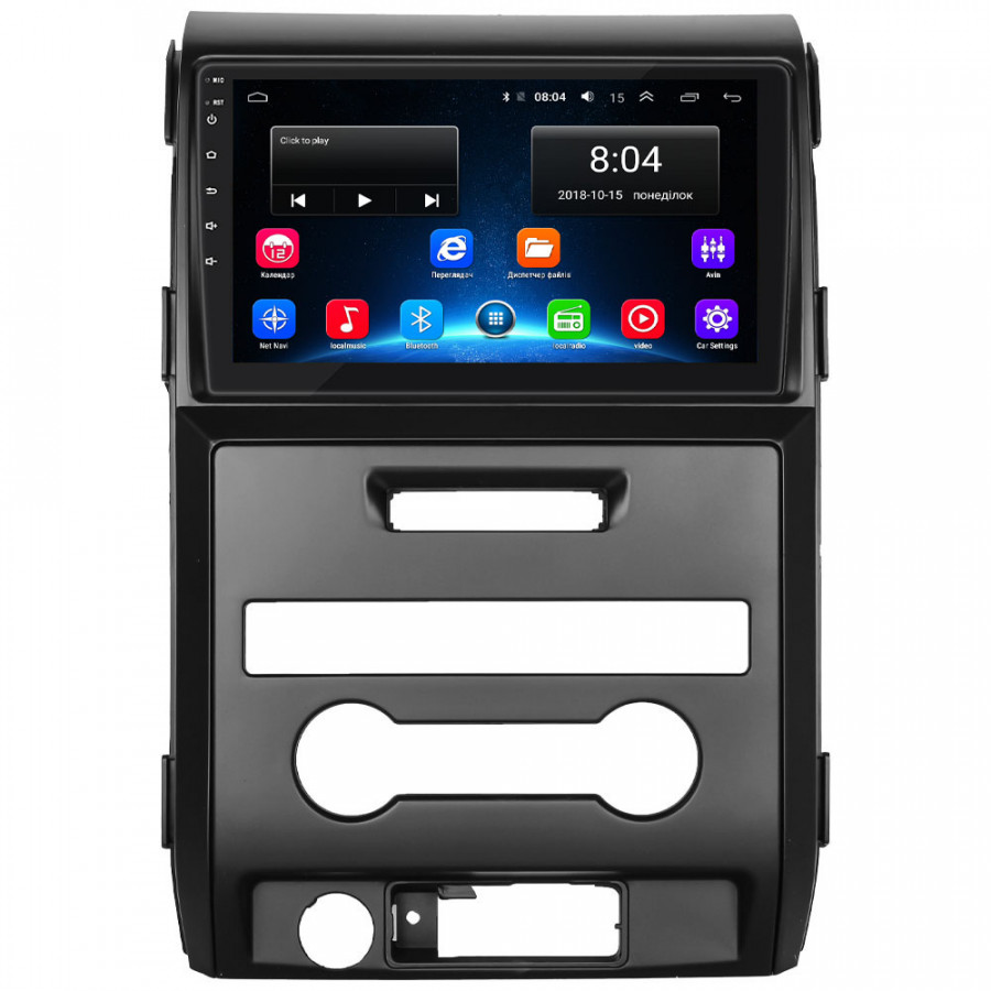 Штатная магнитола Lesko для Ford F-150 XII Auto AC 2008-2014 экран 9" 2/32Gb Wi-Fi GPS Base