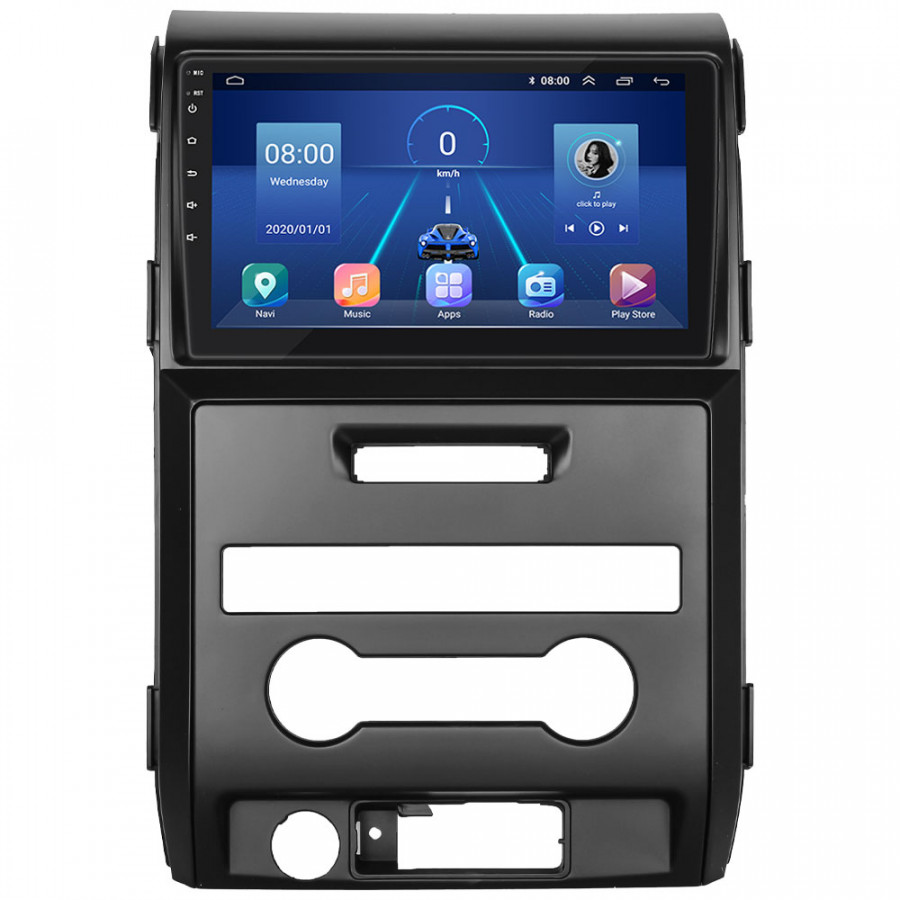 Штатная магнитола Lesko для Ford F-150 XII Auto AC 2008-2014 экран 9" 4/64Gb 4G Wi-Fi GPS Top