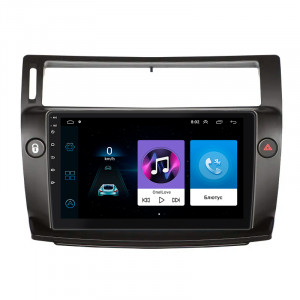 Штатная магнитола Lesko для Citroen C4 I 2004-2014 экран 9" 1/16Gb Wi-Fi GPS Base