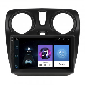Штатная магнитола Lesko для Dacia Lodgy ver 2 2017-н.в экран 9" 1/16Gb Wi-Fi GPS Base