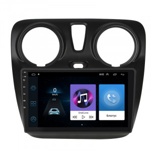 Штатная магнитола Lesko для Renault Sandero II ver 3 2013-2018 экран 9" 1/16Gb Wi-Fi GPS Base
