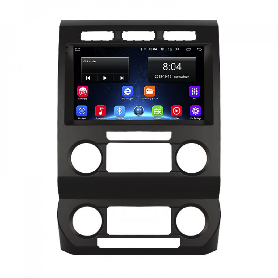 Штатная магнитола Lesko для Ford F-150 XIII Рестайлинг type B 2017-2020 экран 9" 2/32Gb Wi-Fi GPS Base