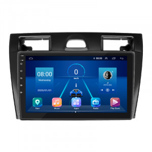 Штатная магнитола Lesko для Ford Fiesta Mk5 2002-2008 экран 9" 2/32Gb 4G Wi-Fi GPS Top
