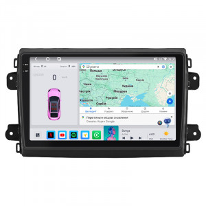 Штатная магнитола Lesko для Fiat Ducato ІII Рестайлинг 2 2021-н.в экран 9" 4/64 QLED CarPlay 4G Wi-Fi GPS 360 Prime