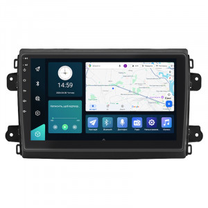 Штатная магнитола Lesko для Fiat Ducato ІII Рестайлинг 2 2021-н.в экран 9" 6/128Gb 4G Wi-Fi GPS Top