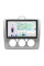 Штатная магнитола Lesko для Ford Focus II (North America) 2007-2010 экран 9" 4/64 QLED CarPlay 4G Wi-Fi GPS 360 Prime