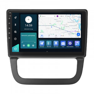Штатная магнитола Lesko для Volkswagen Jetta V Auto AC 2005-2011 экран 10" 4/64Gb 4G Wi-Fi GPS Top