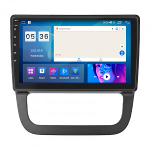 Штатная магнитола Lesko для Volkswagen Jetta V Auto AC 2005-2011 экран 10" 4/64Gb CarPlay 4G Wi-Fi GPS Prime