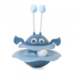 Игрушка Taotaopets 014435 для кота интелектуальная Неваляшка Dark Blue