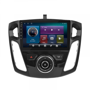 Штатная магнитола Lesko для Ford Focus III 2011-2015 экран 9" 4/64Gb 4G Wi-Fi GPS Top
