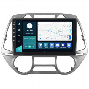 Штатная магнитола Lesko для Hyundai i20 I 2008-2012 экран 9" 2/32Gb 4G Wi-Fi GPS Top
