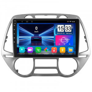 Штатная магнитола Lesko для Hyundai i20 I Auto A/C 2008-2012 экран 9" 2/32Gb Wi-Fi GPS Base