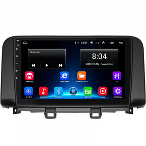 Штатная магнитола Lesko для Hyundai Kona I 2017-2020 экран 10" 2/32Gb Wi-Fi GPS Base