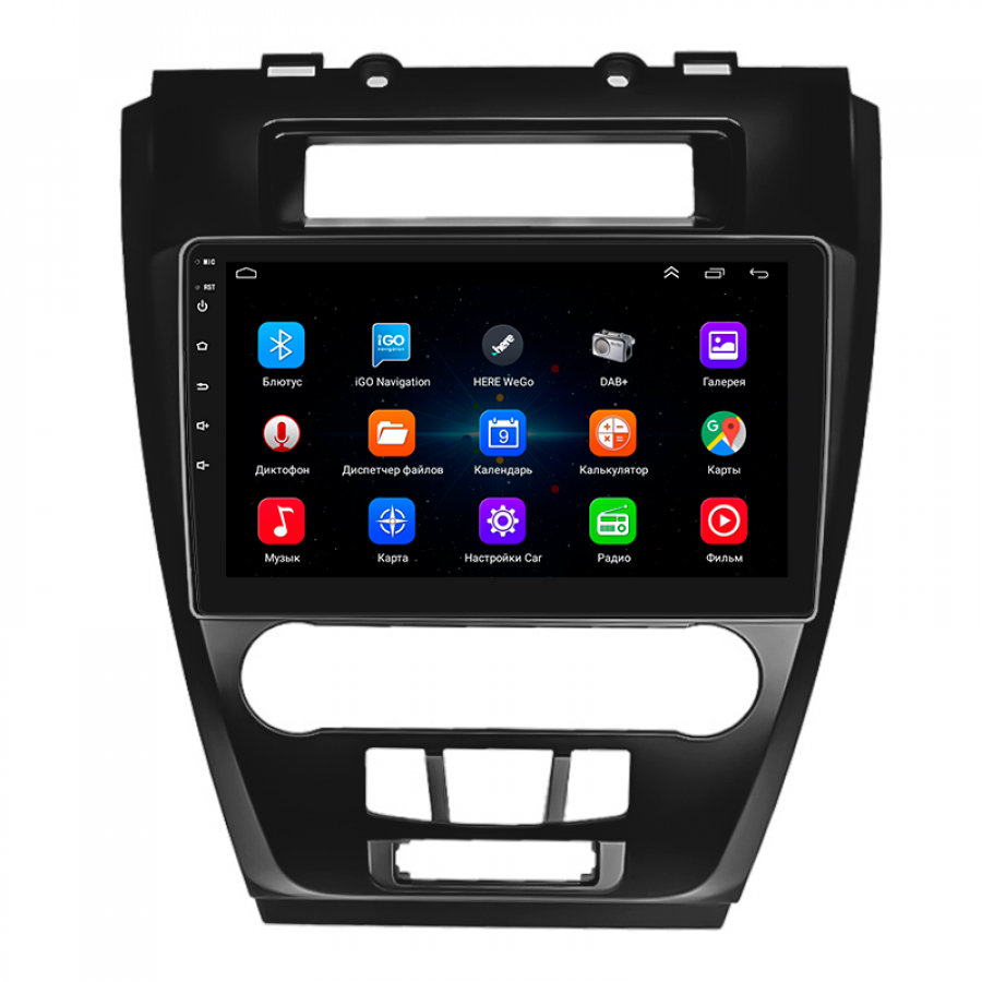 Штатная магнитола Lesko для Ford Fusion (North America) I 2005-2012 экран 10" 1/16Gb Wi-Fi GPS Base