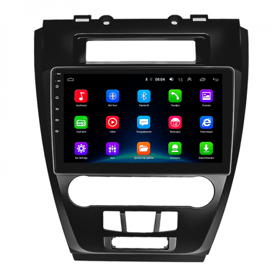 Штатная магнитола Lesko для Ford Fusion (North America) I 2005-2012 экран 10" 2/32Gb Wi-Fi GPS Base
