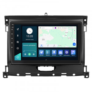 Штатная магнитола Lesko для Ford Ranger III Рестайлинг 2015-2019 экран 9" 6/128Gb 4G Wi-Fi GPS Top