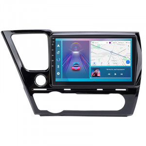 Штатная магнитола Lesko для Honda Civic IX Рестайлинг ver. 2 2013-2017 экран 9" 4/64Gb CarPlay 4G Wi-Fi GPS Prime