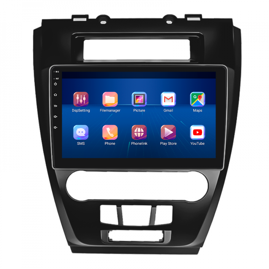 Штатная магнитола Lesko для Ford Fusion (North America) I 2005-2012 экран 10" 6/128Gb 4G Wi-Fi GPS Top