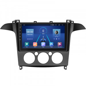 Штатная магнитола Lesko для Ford Galaxy II 2006-2010 экран 9" 4/64Gb 4G Wi-Fi GPS Top