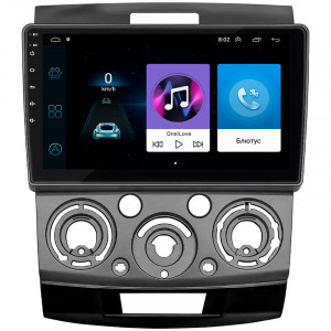 Штатная магнитола Lesko для Ford Ranger II Рестайлинг 2009-2011 экран 9" 1/16Gb Wi-Fi GPS Base