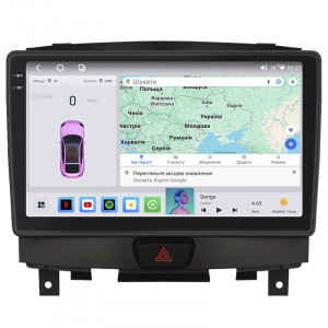 Штатная магнитола Lesko для Infiniti QX50 I 2013-2015 экран 9" 4/64 QLED CarPlay 4G Wi-Fi GPS 360 Prime