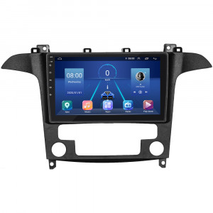 Штатная магнитола Lesko для Ford Galaxy II Рестайлинг 2010-2015 экран 9" 2/32Gb 4G Wi-Fi GPS Top