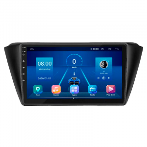 Штатная магнитола Lesko для Skoda Fabia III 2014-2018 экран 9" 4/64Gb 4G Wi-Fi GPS Top