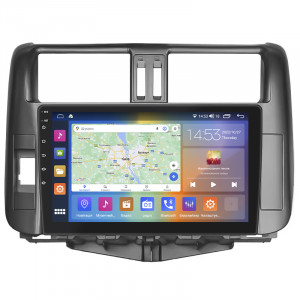 Штатная магнитола Lesko для Toyota Land Cruiser Prado 150 Series 2009-2013 экран 9" 4/64Gb CarPlay 4G Wi-Fi GPS Prime