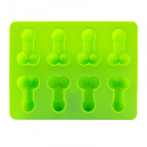 Силиконовая форма для льда CUMENSS фигурна пенисы Green