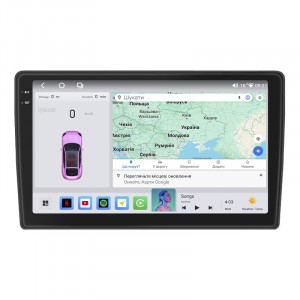 Штатная магнитола Lesko для Jeep Grand Cherokee III (WK) 2004-2010 экран 10" 4/64 QLED CarPlay 4G Wi-Fi GPS 360 Prime