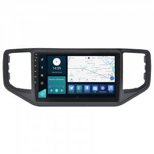 Штатная магнитола Lesko для Volkswagen Amarok I Рестайлинг 2016-2022 экран 9" 4/32Gb 4G Wi-Fi GPS Top