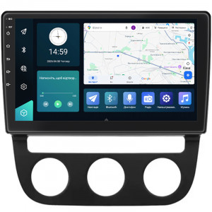 Штатная магнитола Lesko для Volkswagen Jetta V ver. 2 2005-2011 экран 10" 2/32Gb 4G Wi-Fi GPS Top
