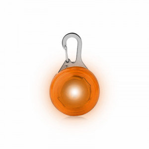 LED подвеска/фонарик безопасности на ошейник для собак Friend HY-0501 Orange
