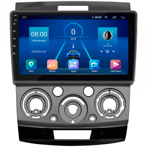 Штатная магнитола Lesko для Ford Ranger II Рестайлинг 2009-2011 экран 9" 4/64Gb 4G Wi-Fi GPS Top
