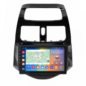 Штатная магнитола Lesko для Chevrolet Spark III 2009-2016 экран 9" 4/64Gb CarPlay 4G Wi-Fi GPS Prime