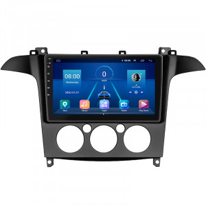 Штатная магнитола Lesko для Ford S-MAX I 2006-2010 экран 9" 2/32Gb 4G Wi-Fi GPS Top