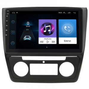 Штатная магнитола Lesko для Skoda Yeti I type B 2009-2014 экран 10" 1/16Gb Wi-Fi GPS Base