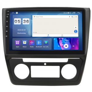 Штатная магнитола Lesko для Skoda Yeti I type B 2009-2014 экран 10" 2/32Gb CarPlay 4G Wi-Fi GPS Prime