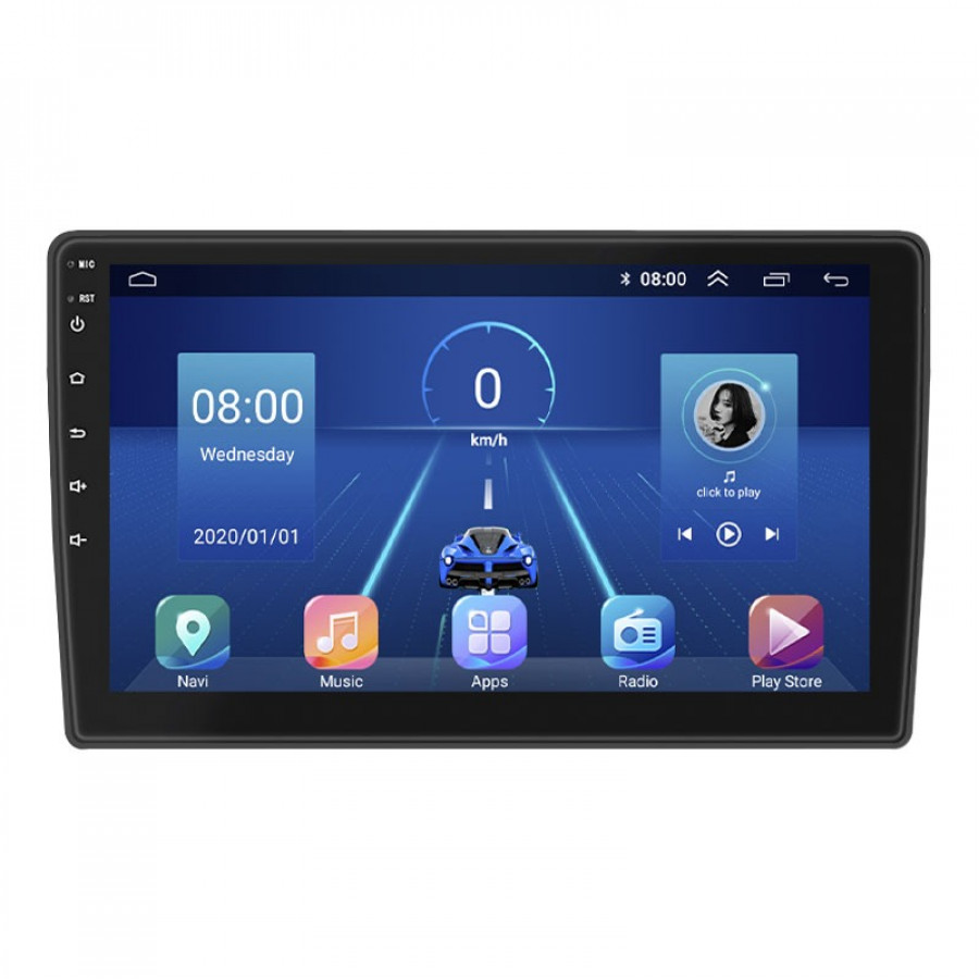 Штатная магнитола Lesko для Ford Tourneo Connect I Рестайлинг 2009-2013 экран 9" 2/32Gb 4G Wi-Fi GPS Top