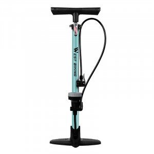 Насос велосипедный West Biking YP0711046 с манометром Turquoise