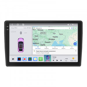 Штатная магнитола Lesko для Ford Tourneo Connect II 2012-2018 экран 9" 4/64 QLED CarPlay 4G Wi-Fi GPS 360 Prime