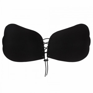 Невидимый силиконовый бюстгальтер Fly Bra XT-003 Рush Up Бабочка Черный D