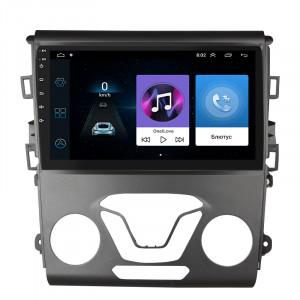 Штатная магнитола Lesko для Ford Fusion (North America) II Рестайлинг 2016-2020 экран 9" 1/16Gb Wi-Fi GPS Base